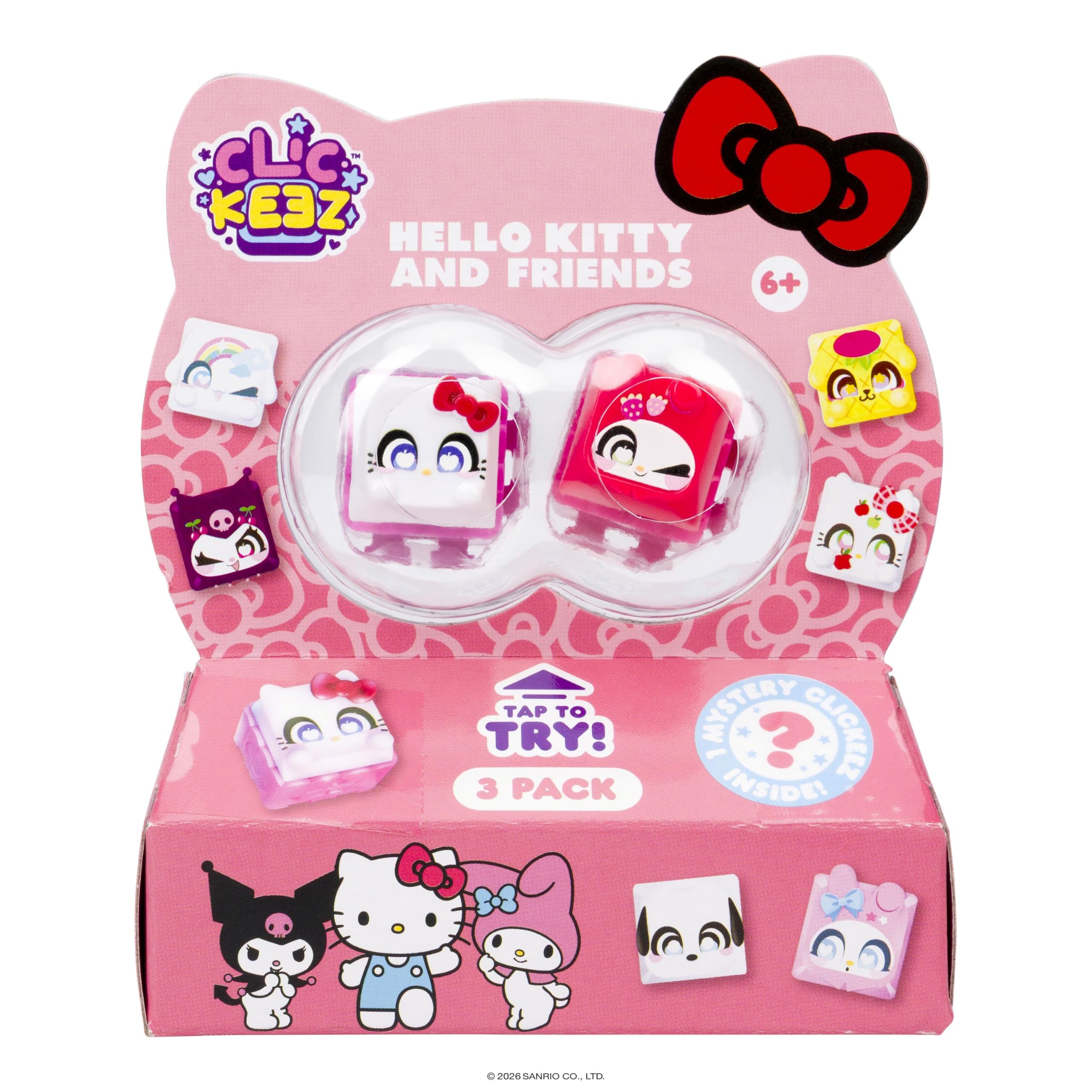 Amazon.com: Clickeez Hello Kitty & Friends 3-Pack | Includes 3